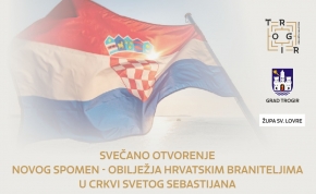 Svečano otvorenje novog spomen – obilježja hrvatskim braniteljima