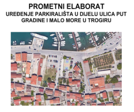 Savjetovanje - Nacrt Prijedloga Odluke o izmjeni i dopunama Odluke o uređenju prometa na području Grada Trogira (2025)